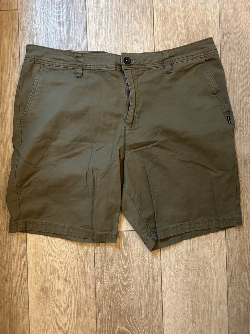 Men's O’Neill Olive Green Casual Chino Shorts - Picture 1 of 9